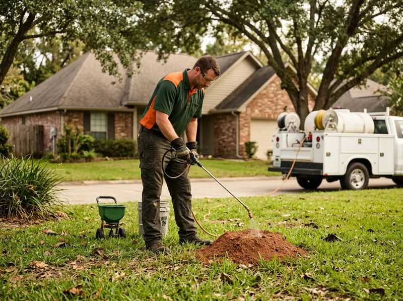 Fire Ant Yard Eradication in Baton Rouge, LA